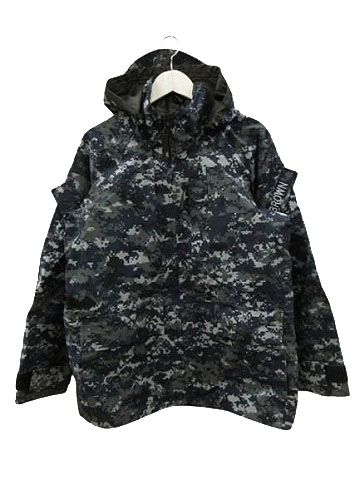 US NAVY 米軍実物 NWU ゴアテックス パーカー デジタルカモ 迷彩 S-S