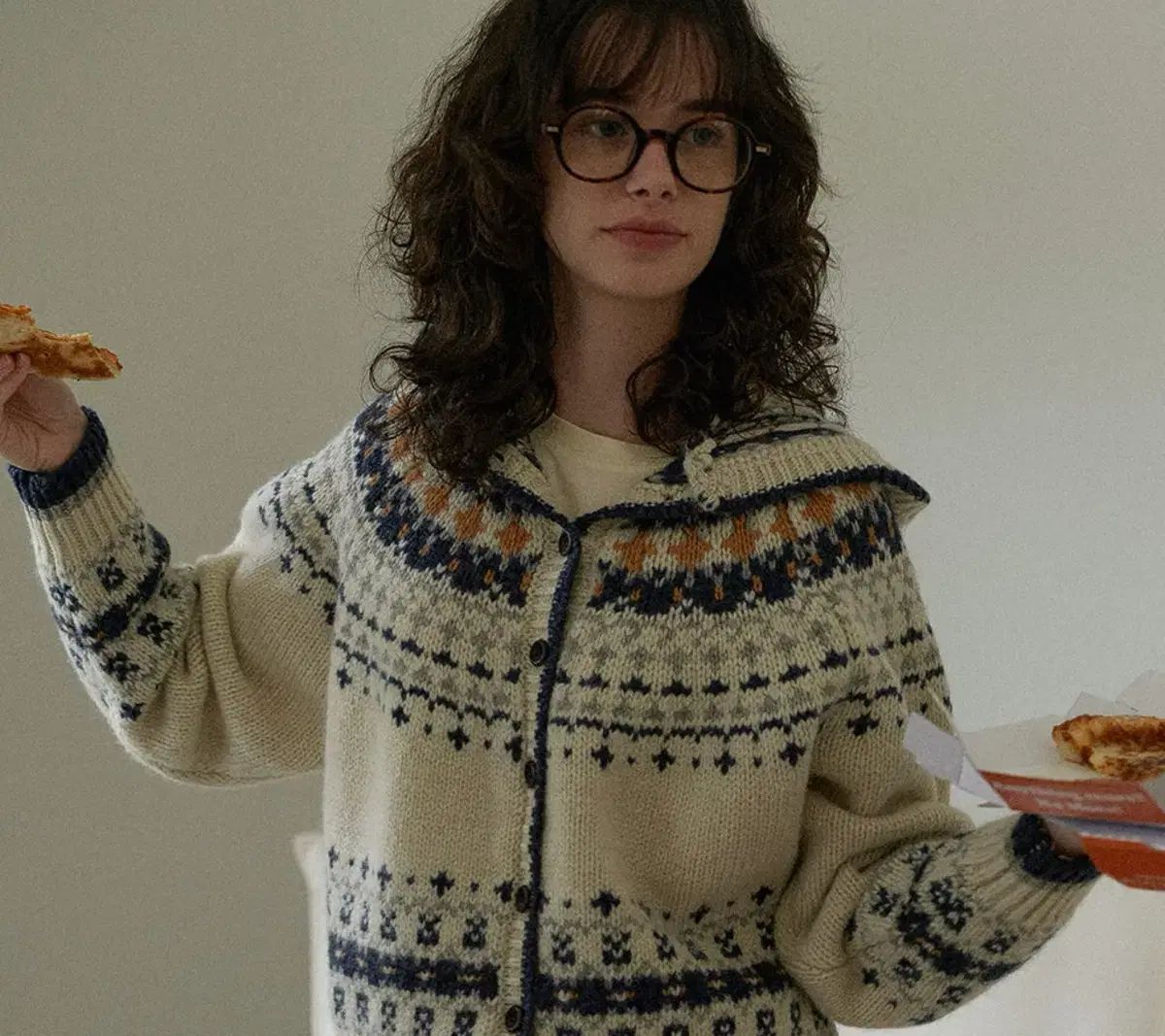 URAGO ジャカード WHO ディ cardi gan