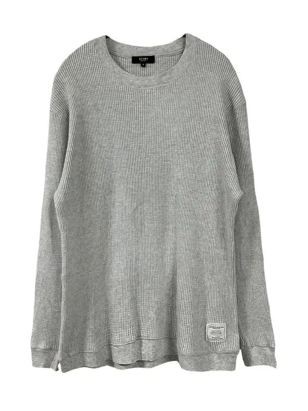 XL BEAMS HEART ヘビーコットン オーバーサイズ ラウンドネック ニット