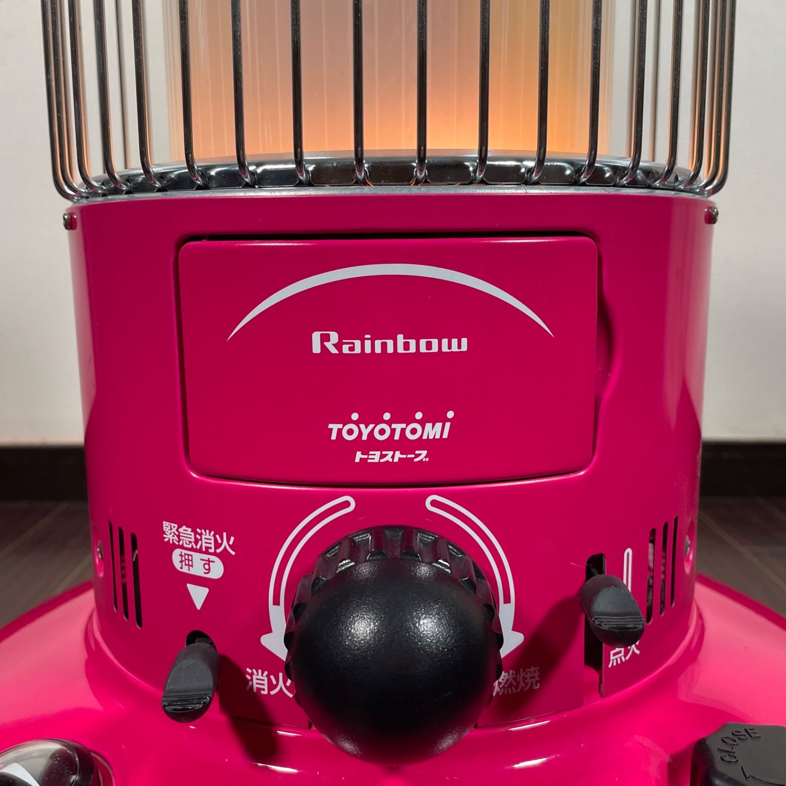 レアカラー TOYOTOMI レインボーストーブ ピンク 廃盤色 RB-25F