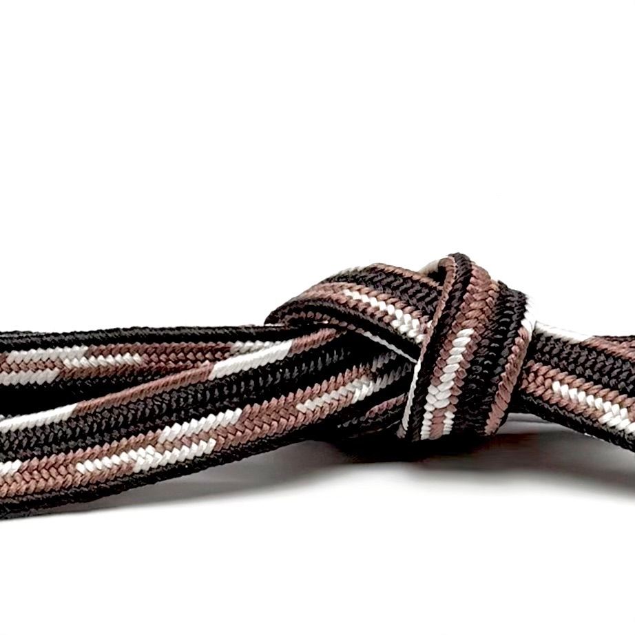 帯締め 渡敬 貝の口 雲柄立分 より房 0254