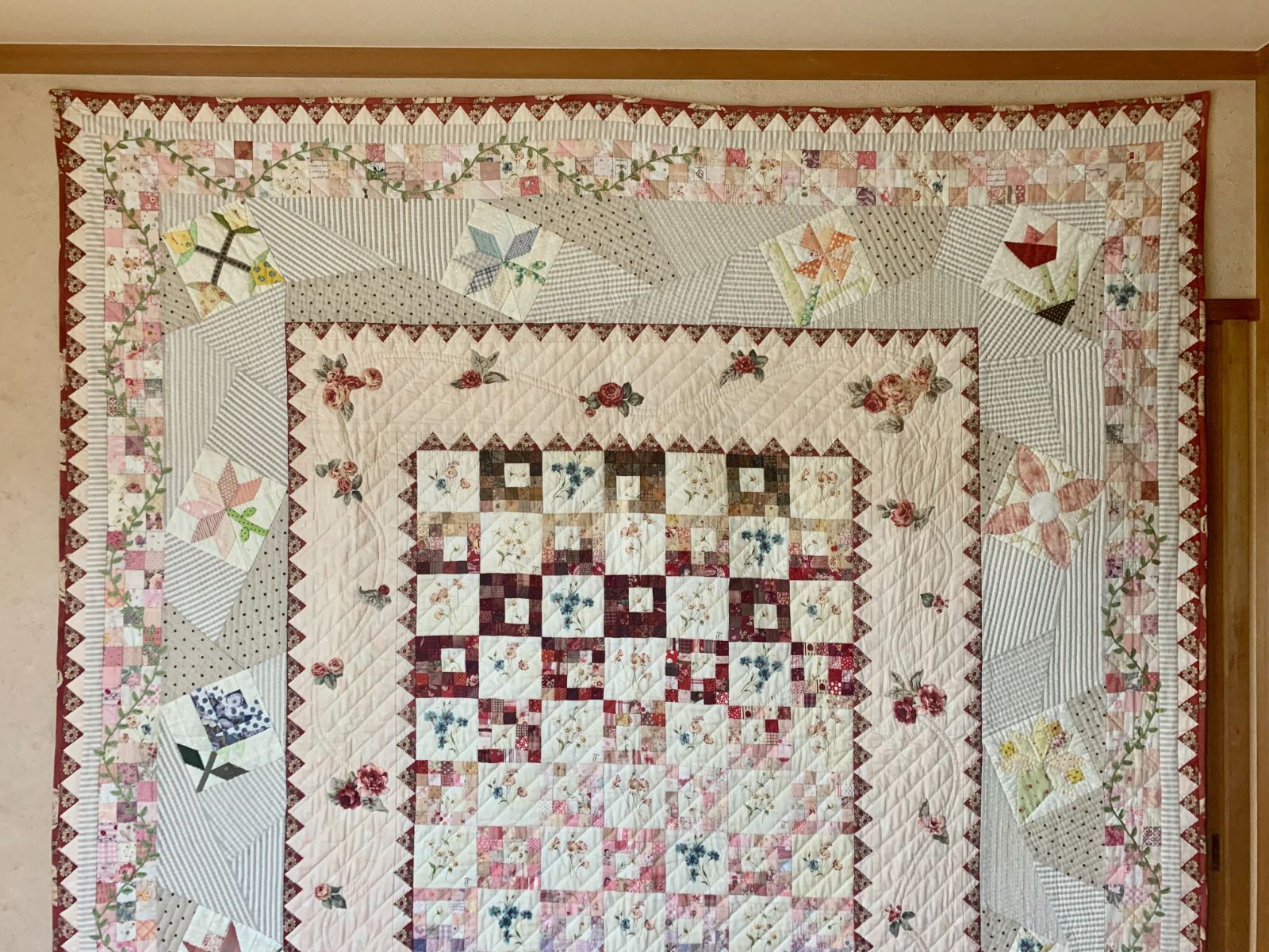 ハンドメイド　パッチワーク　ベッドカバー　タペストリー　ソファーカバー ハンドメイド パッチワーク ベッドカバー タペストリー ソファーカバー