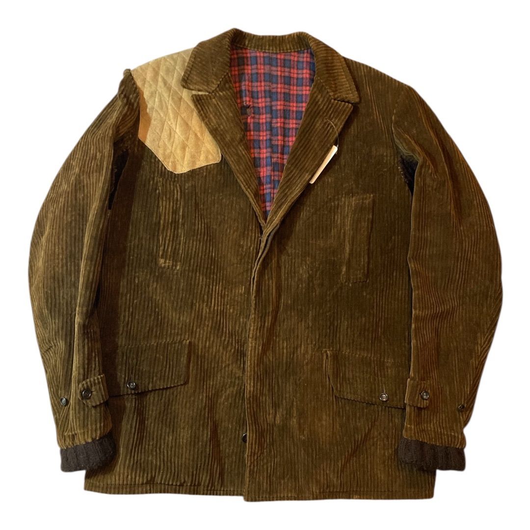 vintage French hunting corduroy jacket brown/ ビンテージ フレンチ