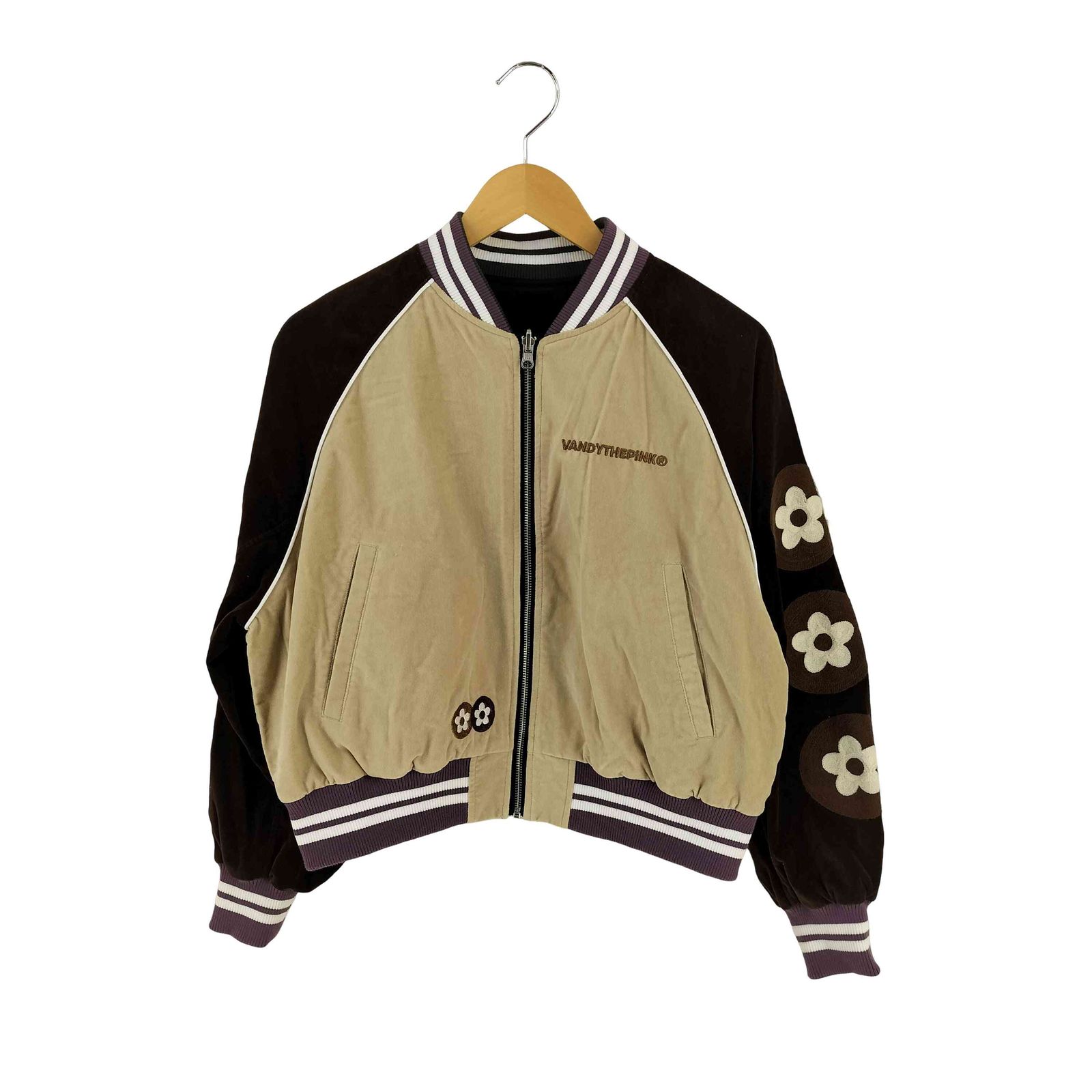 希少　X-girl　1点物　スカジャン　リバーシブル　エックスガール エックスガール X-girl 25SS VTP REVERSIBLE SUKAJAN リバーシブル