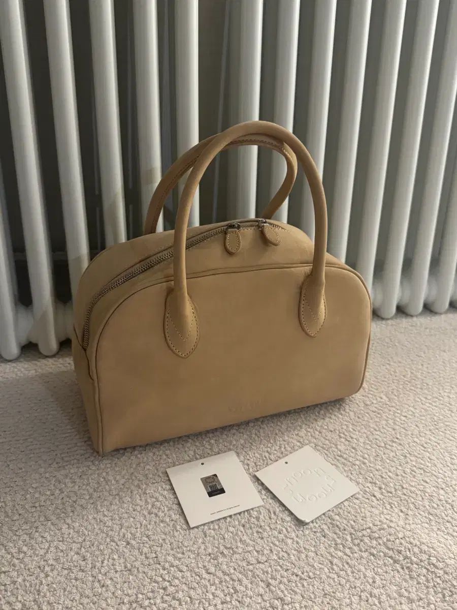 SINOON シヌーン ベージュ スウェード トートバッグ