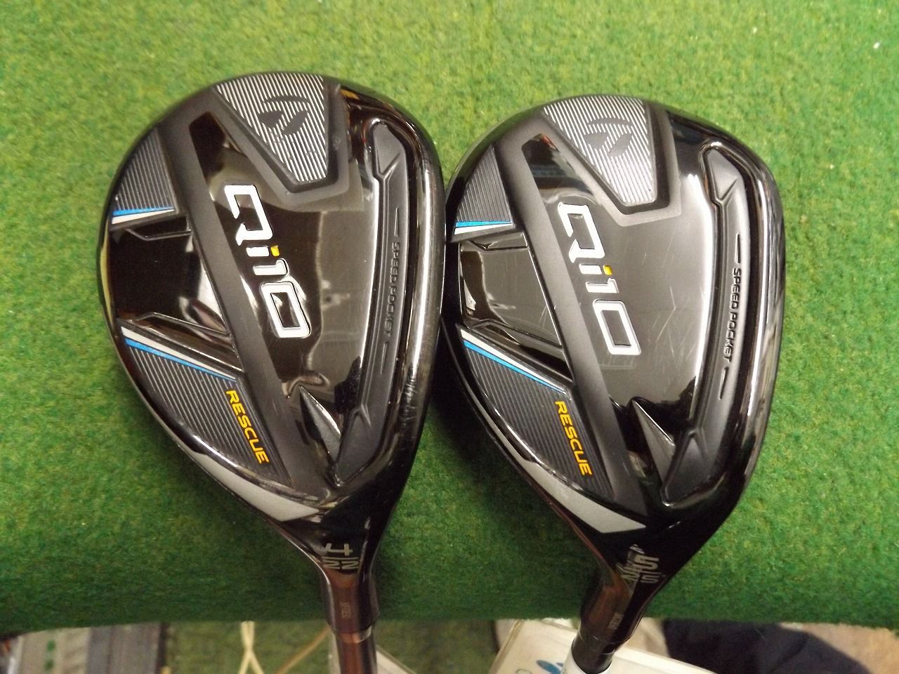 3868 Qi 10 RESCUE 4 5 KBS TOUR HYBRID 85 R リシャフト カバー有 セット テーラーメイド ユーティリティ ゴルフクラブ.3869