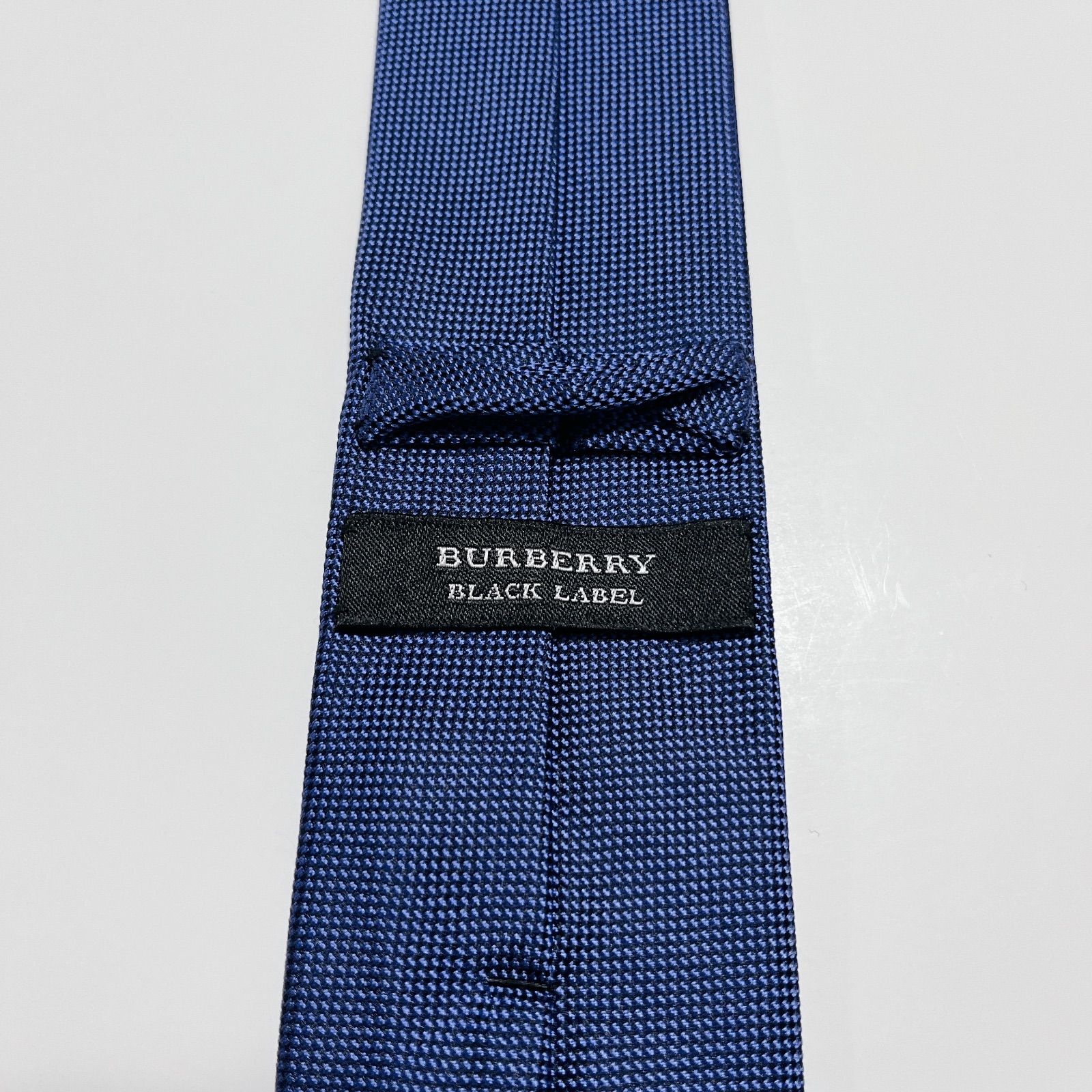 美品 バーバリーブラックレーベル ネクタイ ハイブランド ソリッドタイ