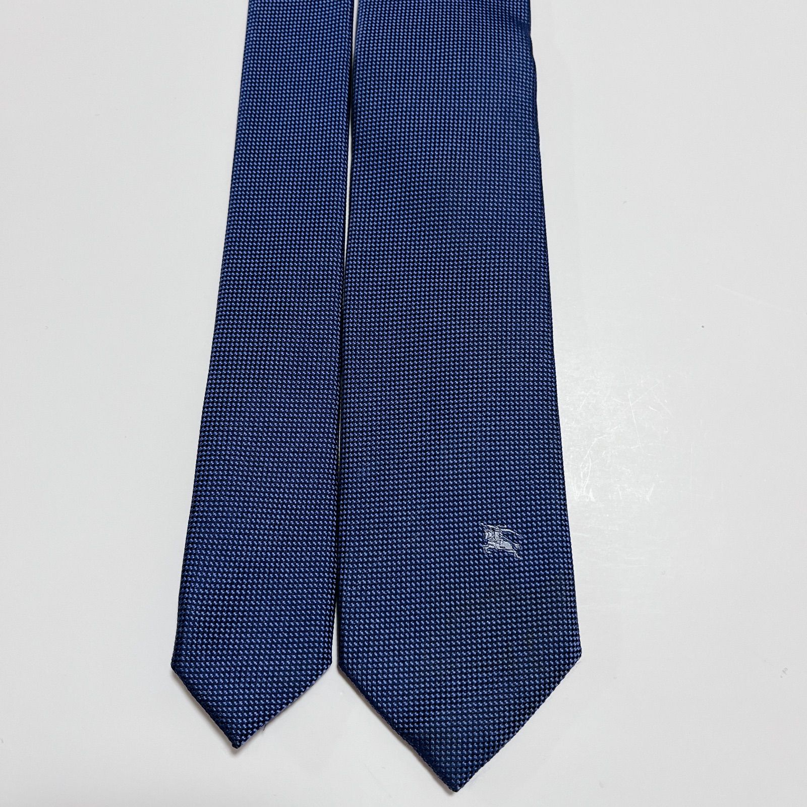 美品 バーバリーブラックレーベル ネクタイ ハイブランド ソリッドタイ