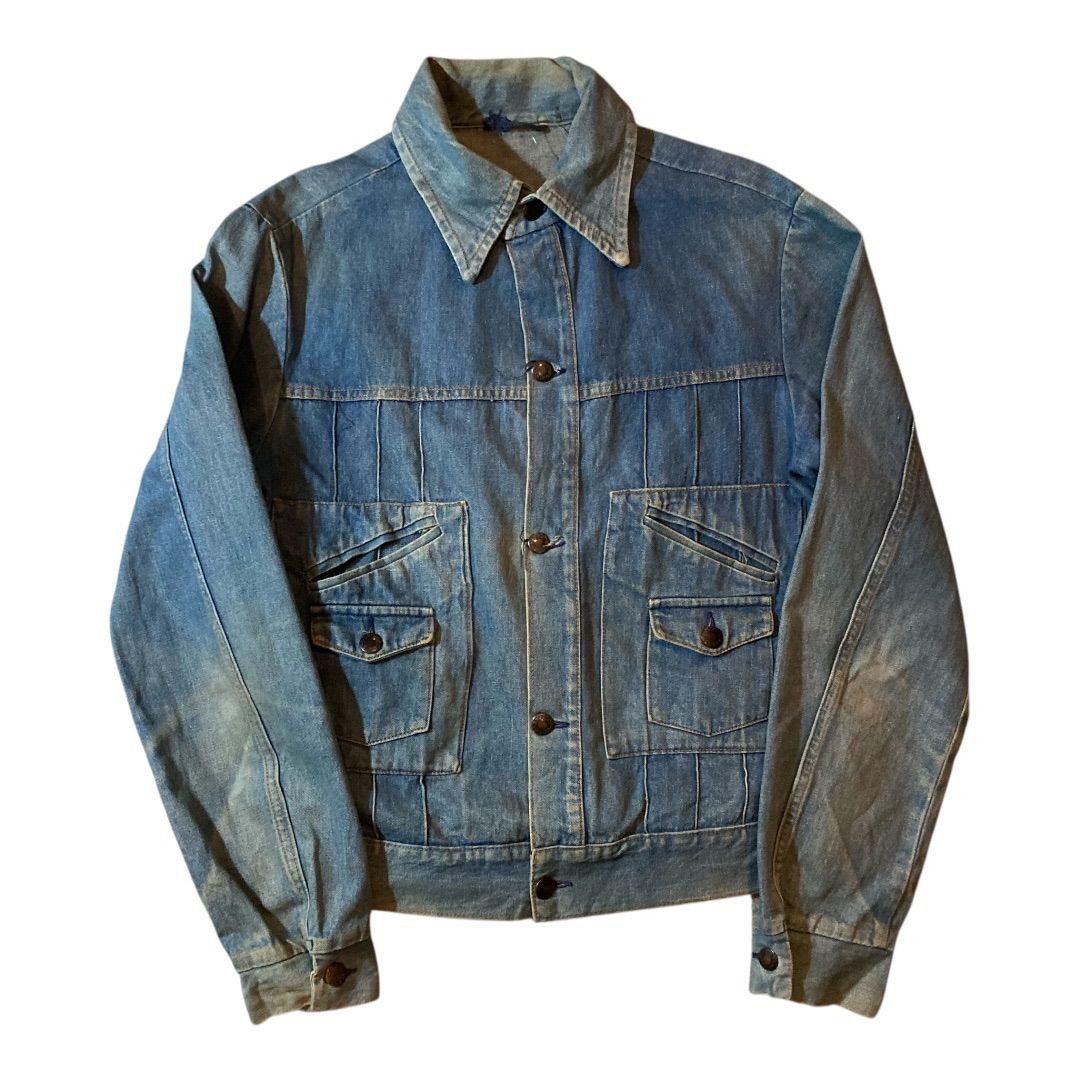 70 s denim jacket | 70年代製 デニムジャケット タグ取れ Gジャン E 155