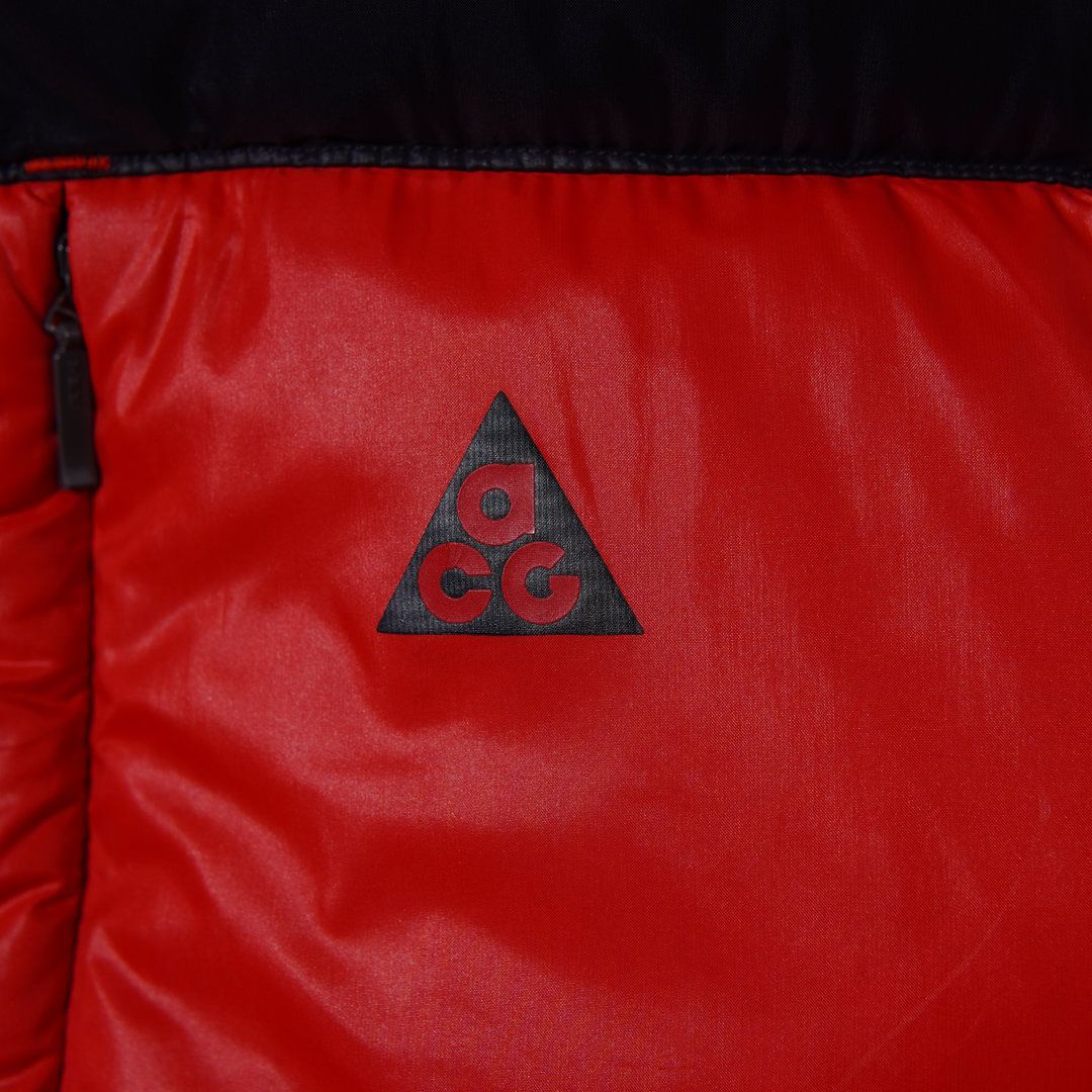ナイキ NIKE ACG ダウン ベスト M レッド×ブラック 550フィル ダブル