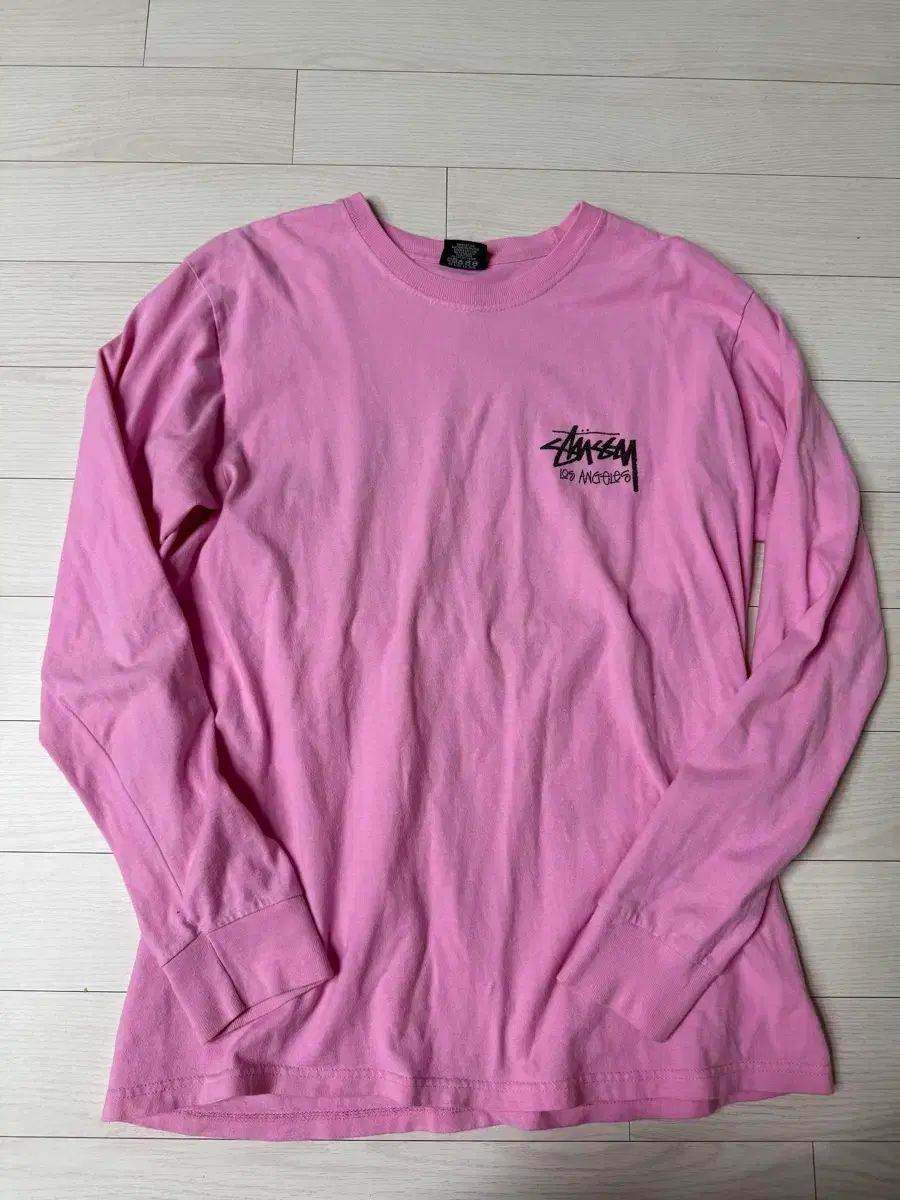 STUSSY LA ピンク スリーブ M