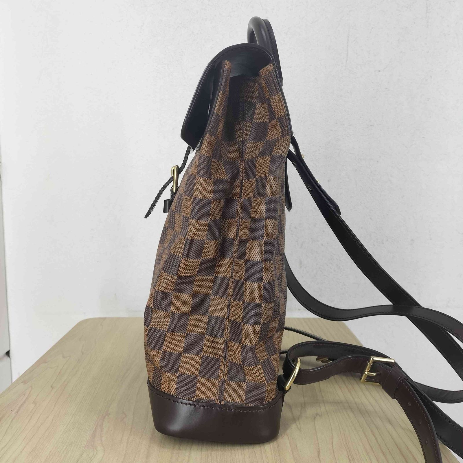 ルイヴィトン LOUIS VUITTON ダミエ・エベヌ ソーホー リュックサック