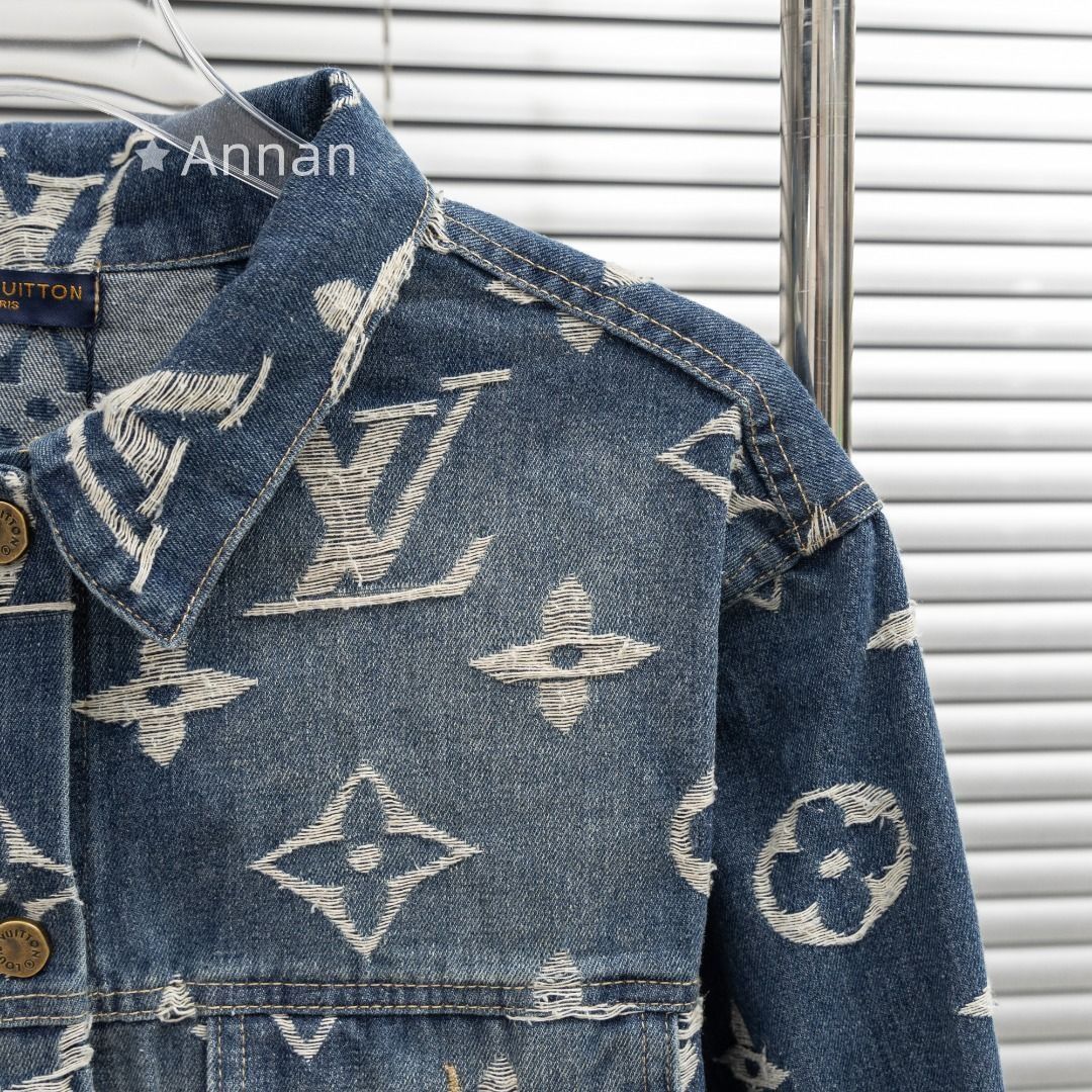 綺麗 LOUISVUITTON ルイヴィトン メンズ モノグラム デニムジャケット