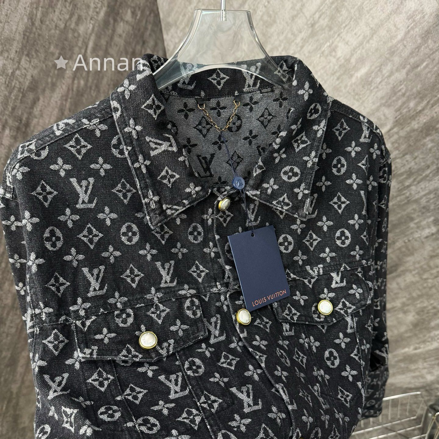 新作 LOUISVUITTON ルイヴィトン メンズ モノグラム デニムジャケット