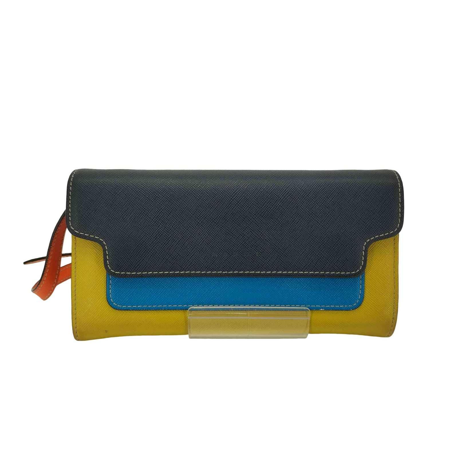 マルニ MARNI サフィアーノレザー マルチカラー ショルダーウォレット レディース 表記無