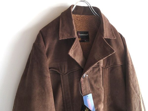 未使用 タグ付 TOWNCRAFT タウンクラフト 70S RANCHER COAT ビンテージ
