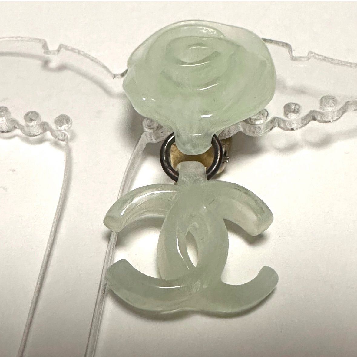 シャネル CHANEL イヤリング カメリア バラ ココマーク 02P GP 