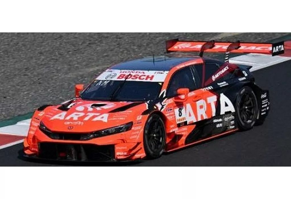 ミニカー 1 43 ARTA MUGEN CIVIC TYPE R-GT GT 500 SUPER 2025 T. Nojiri - N. Matsushita 8