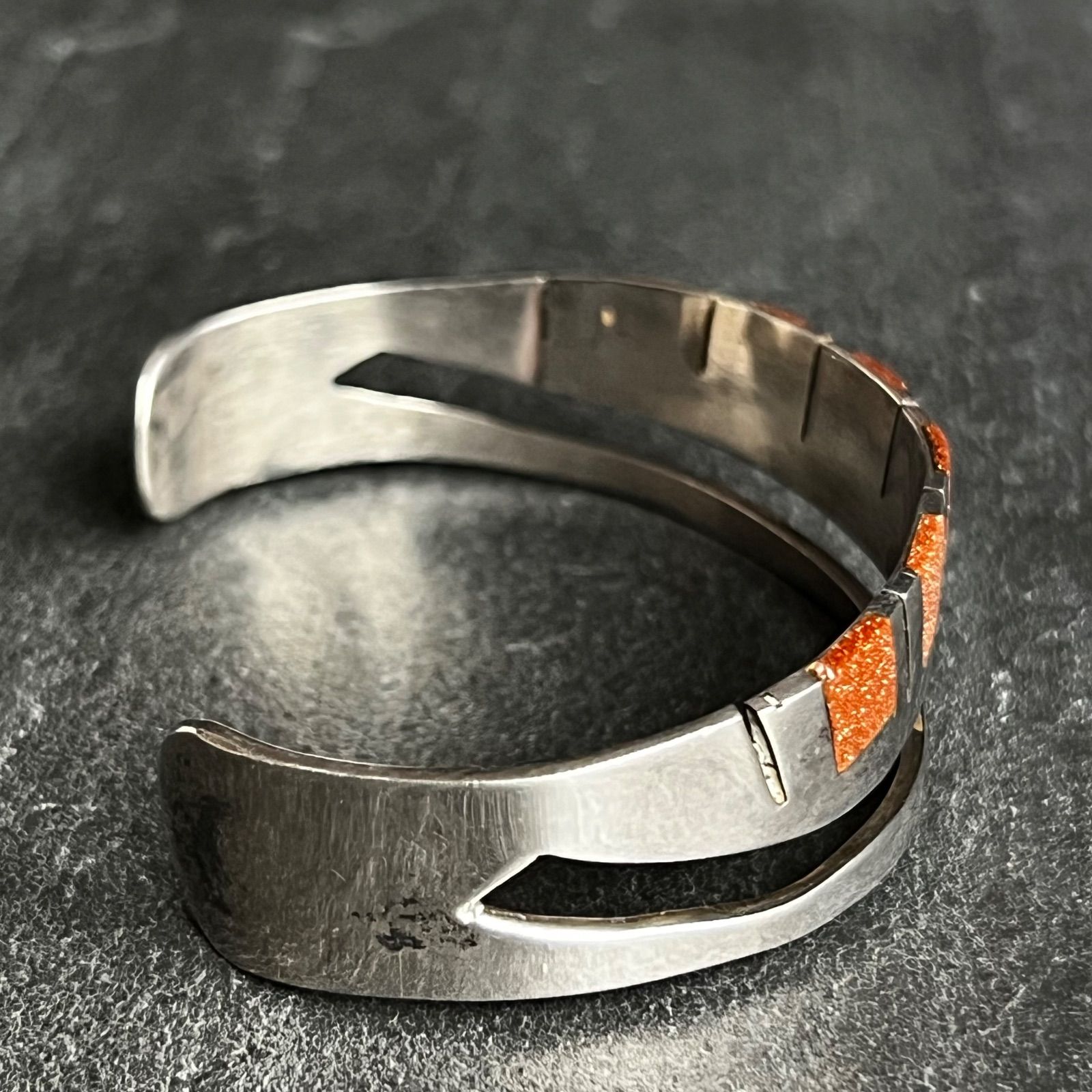 MEXICO TAXCO TF‐01 STERLING SILVER925 シルバー925 ゴールドストーン