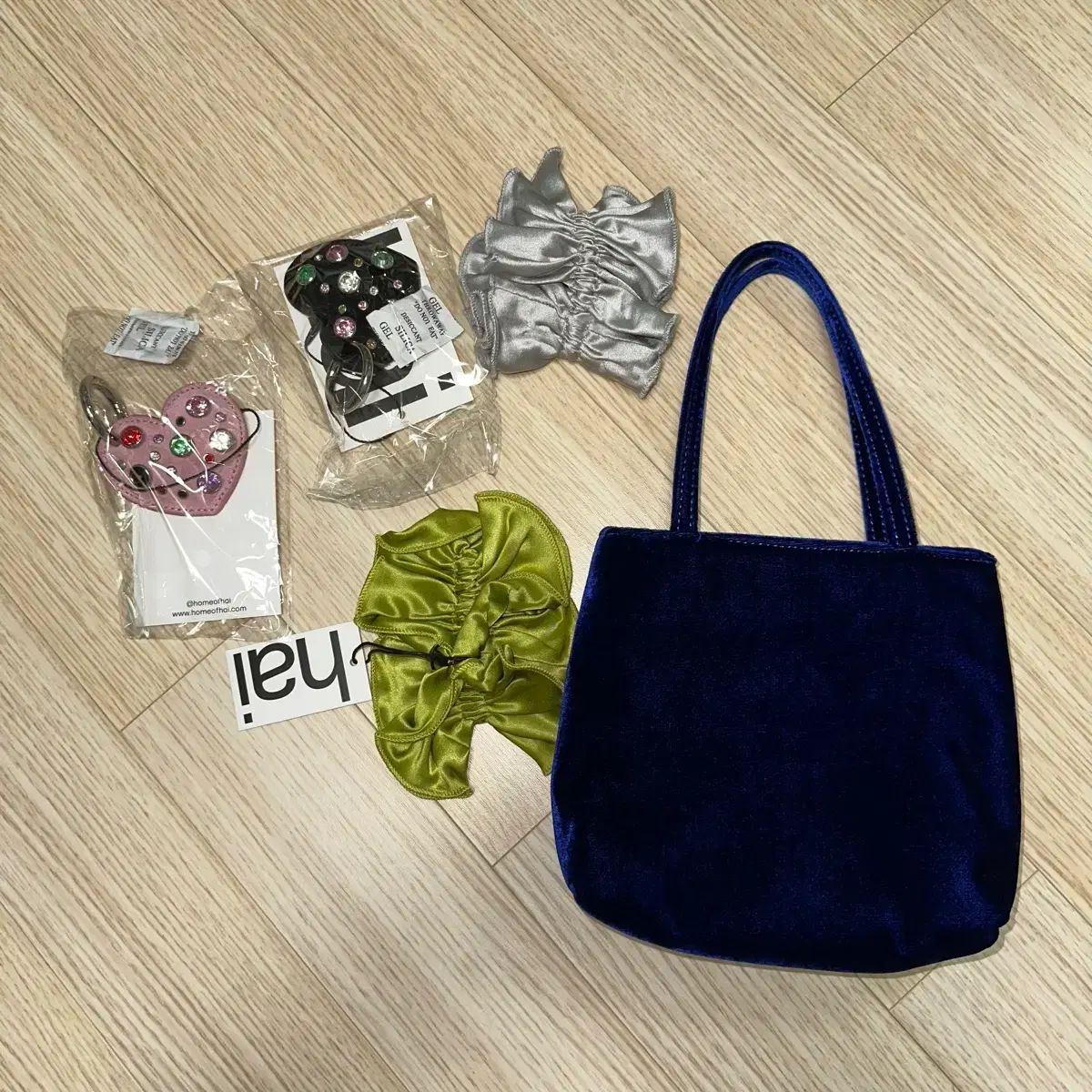 ハイ バッグ SCRUNCH キーホルダー セット 販売