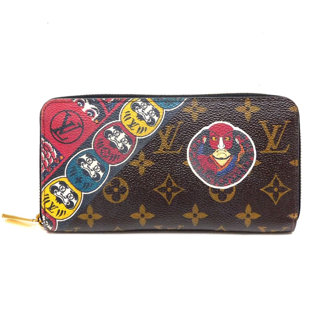 Hn612081 長財布 ルイヴィトン モノグラム ジッピーウォレット 達磨