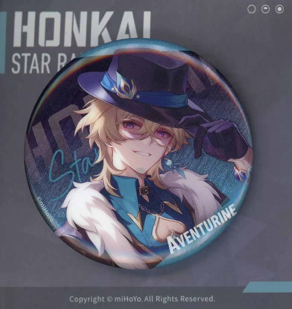 中古】バッジ・ビンズ アベンチュリン 星間旅行シリーズ 缶バッジ