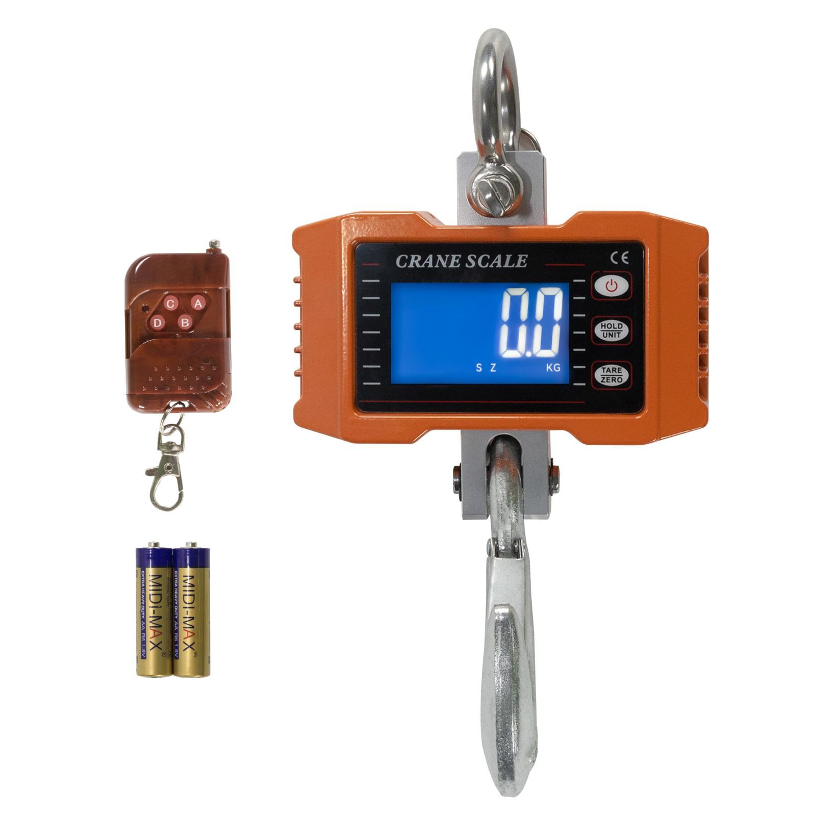 HFS R 吊りはかり デジタルスケールクレーン 計量器 携帯式 埠頭 屠殺場 農場 工場 吊秤 1 T