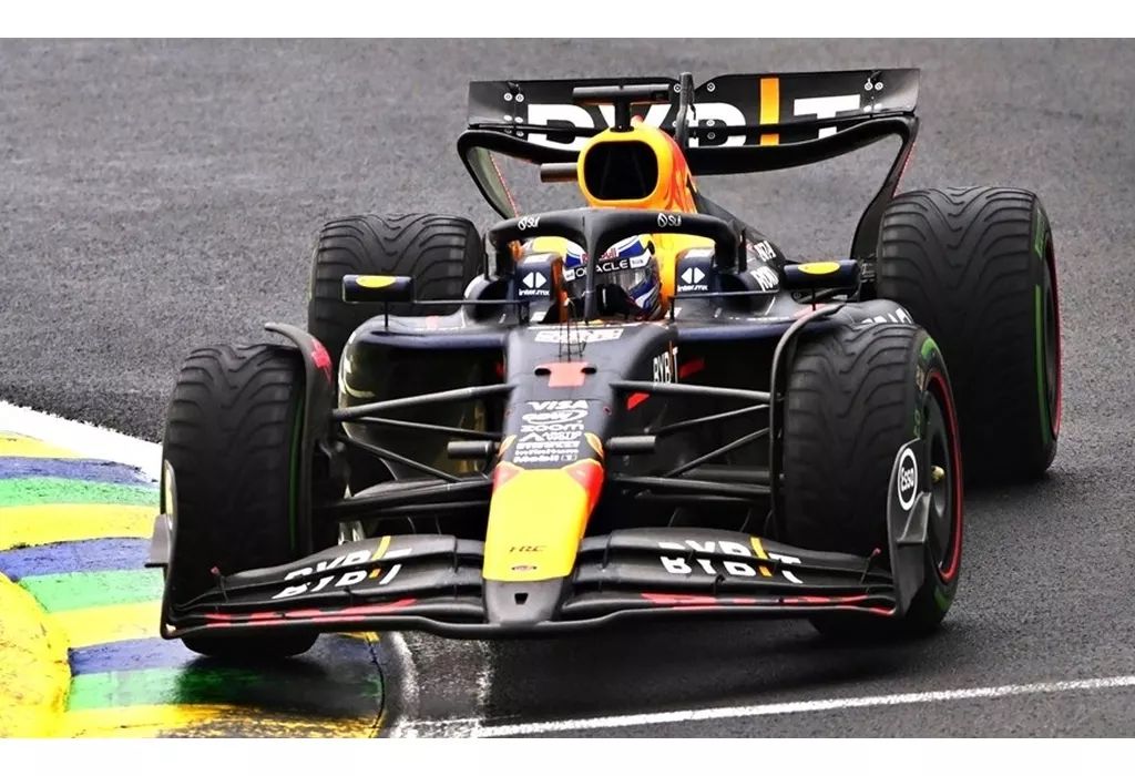 ミニカー 1 43 Oracle Red Bull Racing RB 20 Winner Brazilian GP 2025 Max Verstappen S 9550
