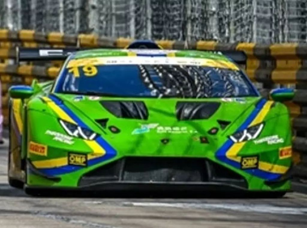 ミニカー 1 43 Lamborghini Huracan GT 3 EVO 2 SJM VSR Theldore Racing FIA World Cup Macau 2025 Matteo Cairoli 19 SA 295