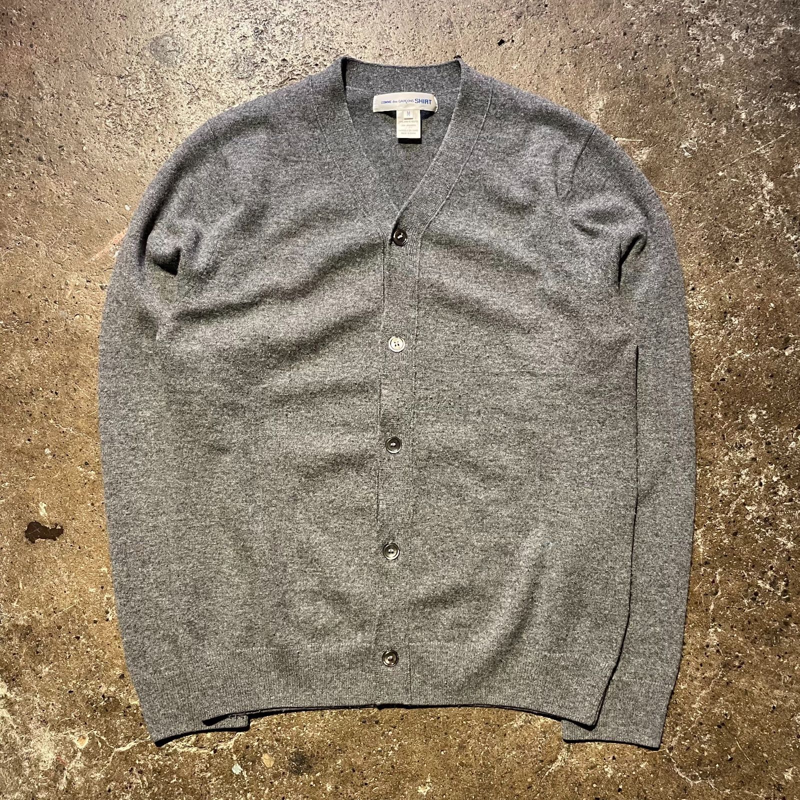COMME des GARCONS SHIRT FOREVER ウール カーディガン