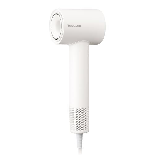 テスコム ドライヤー マイナスイオン 静音 軽量 高速ブラシレスDCモーター コンパクト 冷温風 4モード HIGH LOW COOL AUTO ラク抜きプラグ ホワイト TD 760 A W E