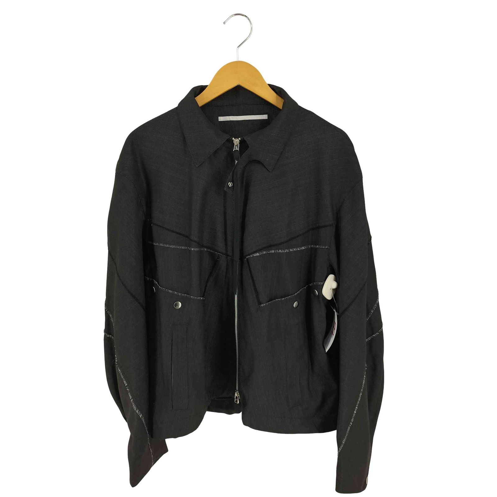 ユーズドフルギ 古着 Tamme 25 SS DENIM WOOL TRACK JACKET デニム トラック ジャケット メンズ JPN 2