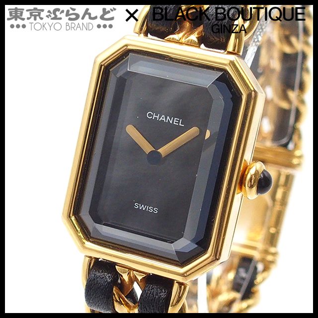 シャネル CHANEL プルミエール H0001 ブラック ステンレススチール
