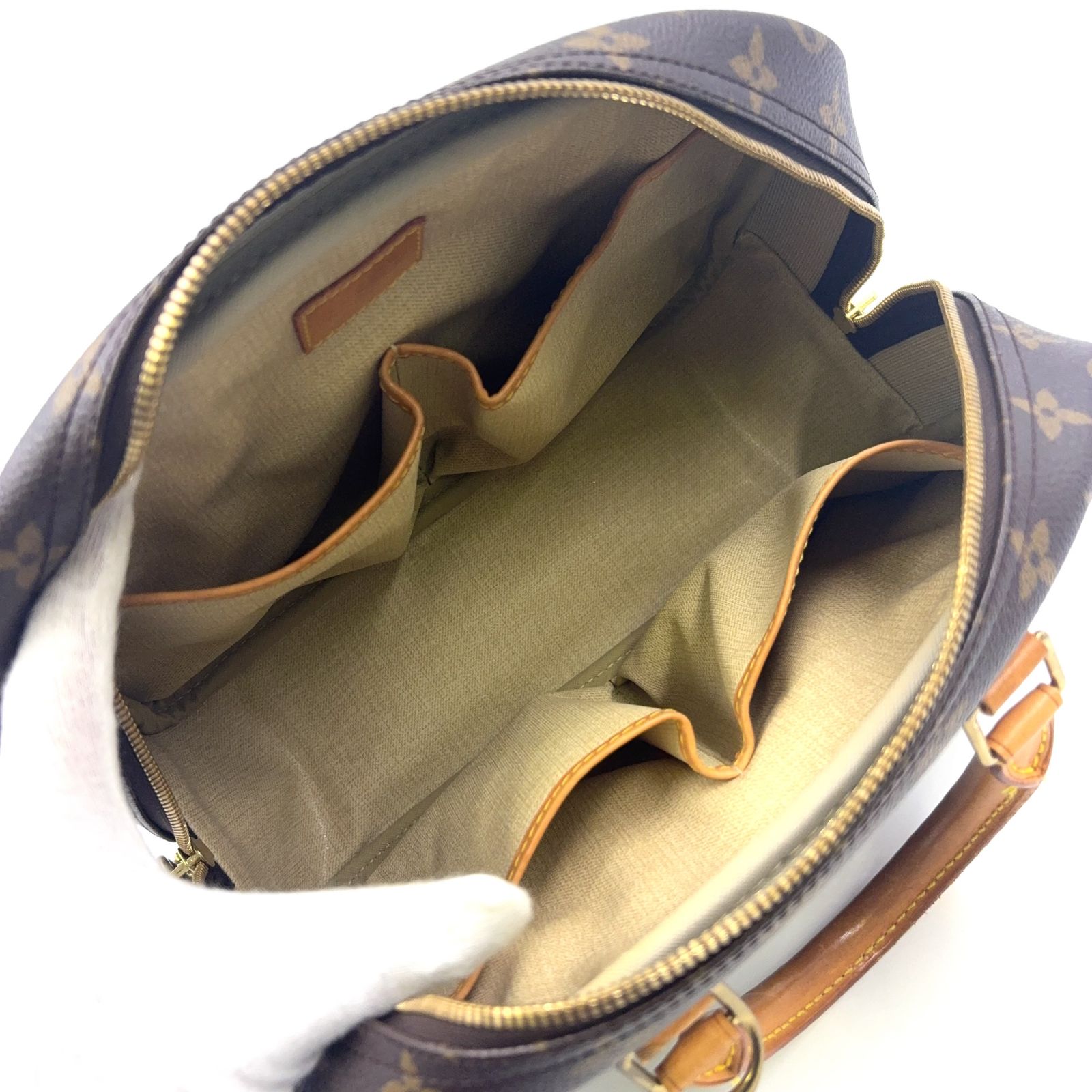 LOUIS VUITTON トゥルーヴィル モノグラム モノグラム レザー×PVC