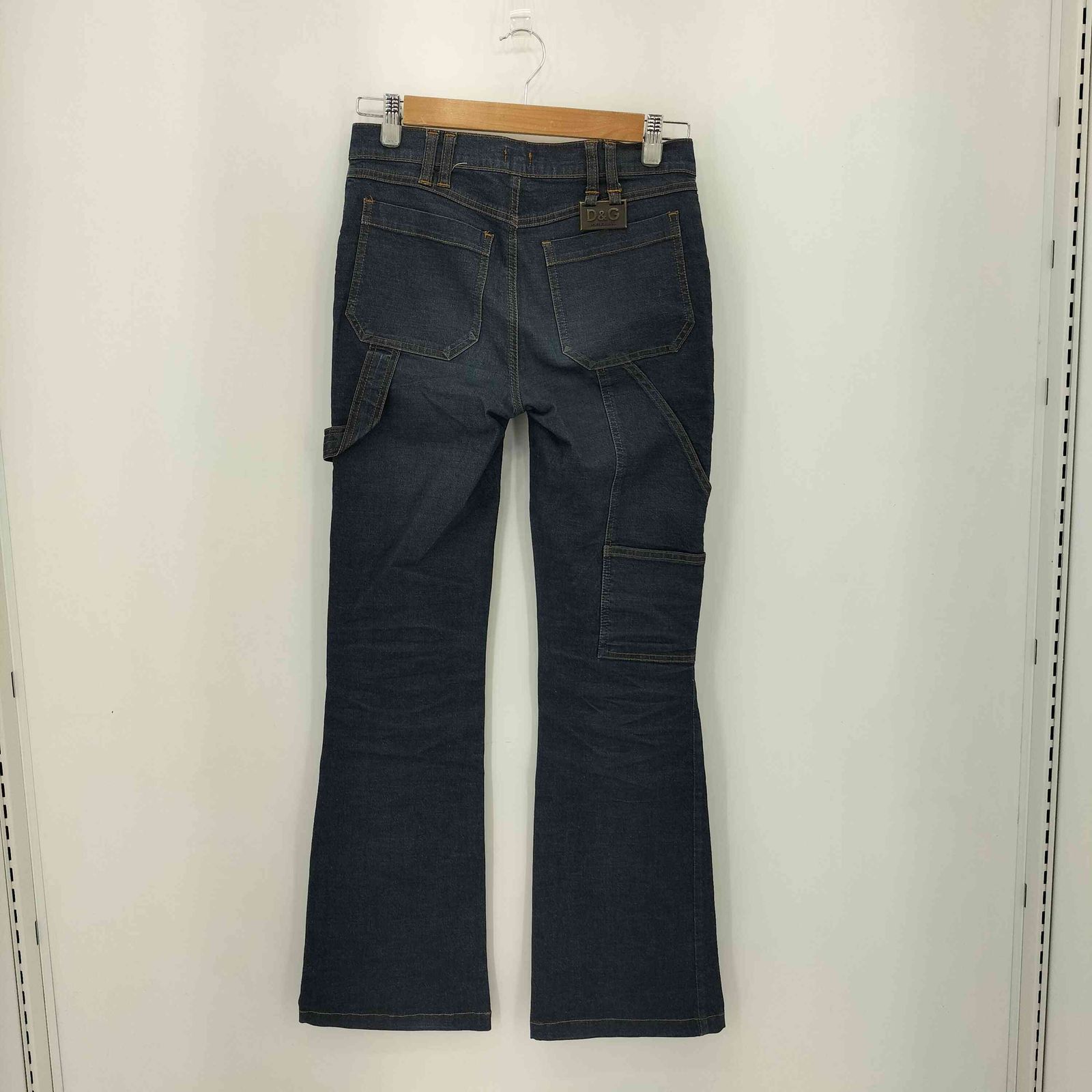 ディーアンドジー D＆G デカジップ マルチポケット ペインター フ デニムパンツ Y 2 K レディース 26 40