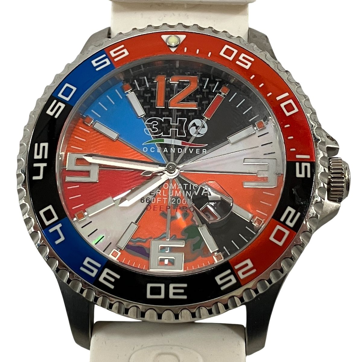 3 H ト ッカ オーシャンダイバー 20 ATM 660 FT 腕時計 自動巻き