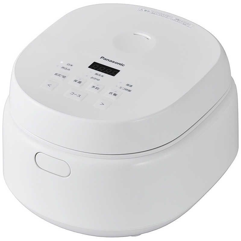 パナソニック 炊飯器 ホワイト 白 ５ ５合 マイコンジャー 黒角厚窯 SR A 110 D W Panasonic