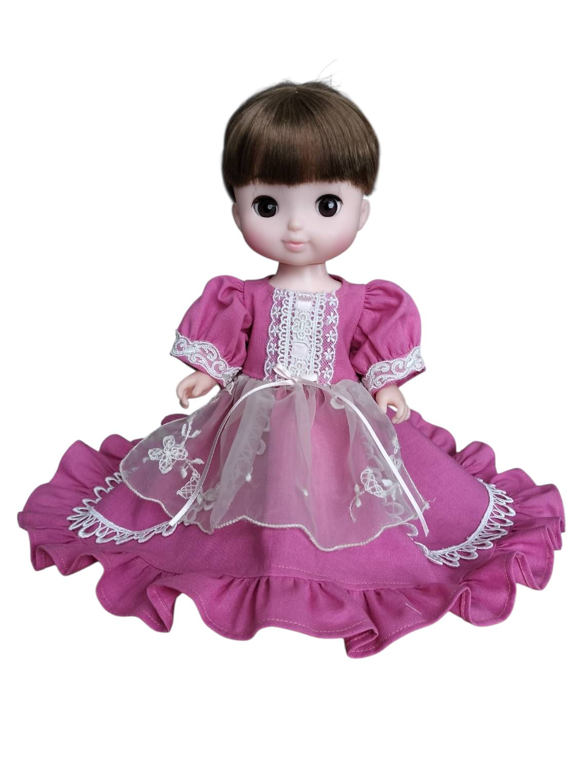 ハンドメイド ソランちゃん 服 ドレス メルちゃん レミンちゃん