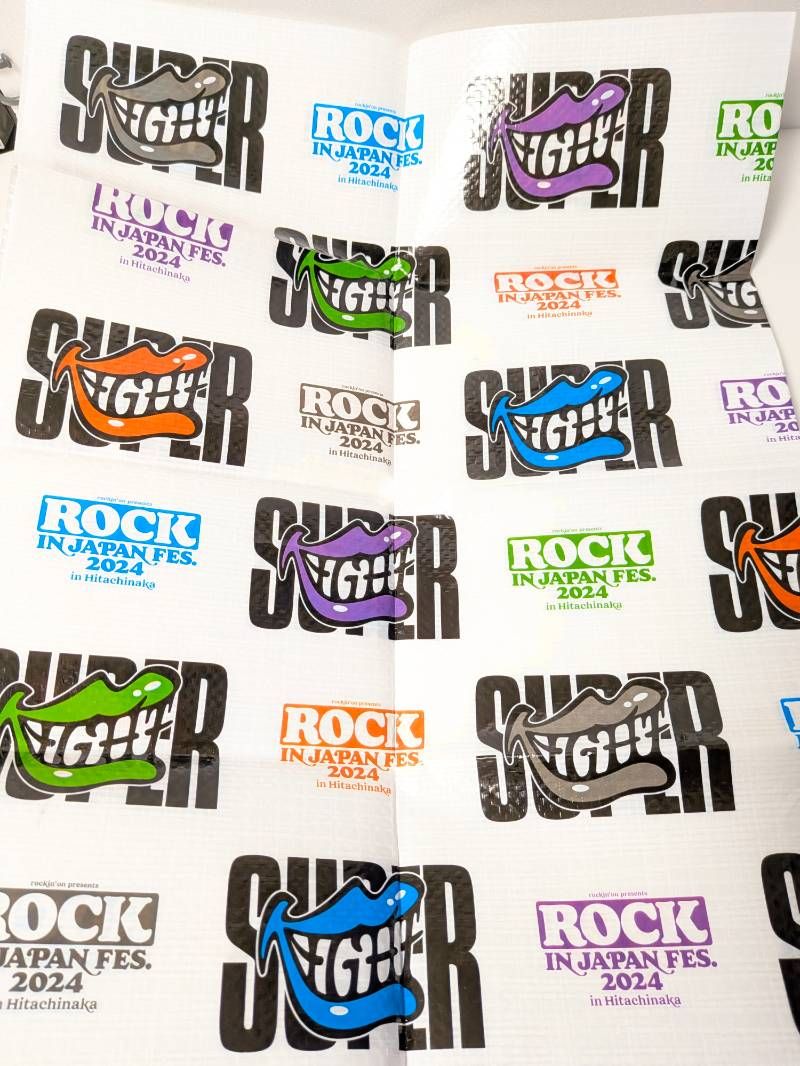 【会場限定！完売品！！】SUPER EIGHT レジャーシート SUPER EIGHT レジャーシート 会場限定品 ROCK IN JAPAN FES. 2024 in