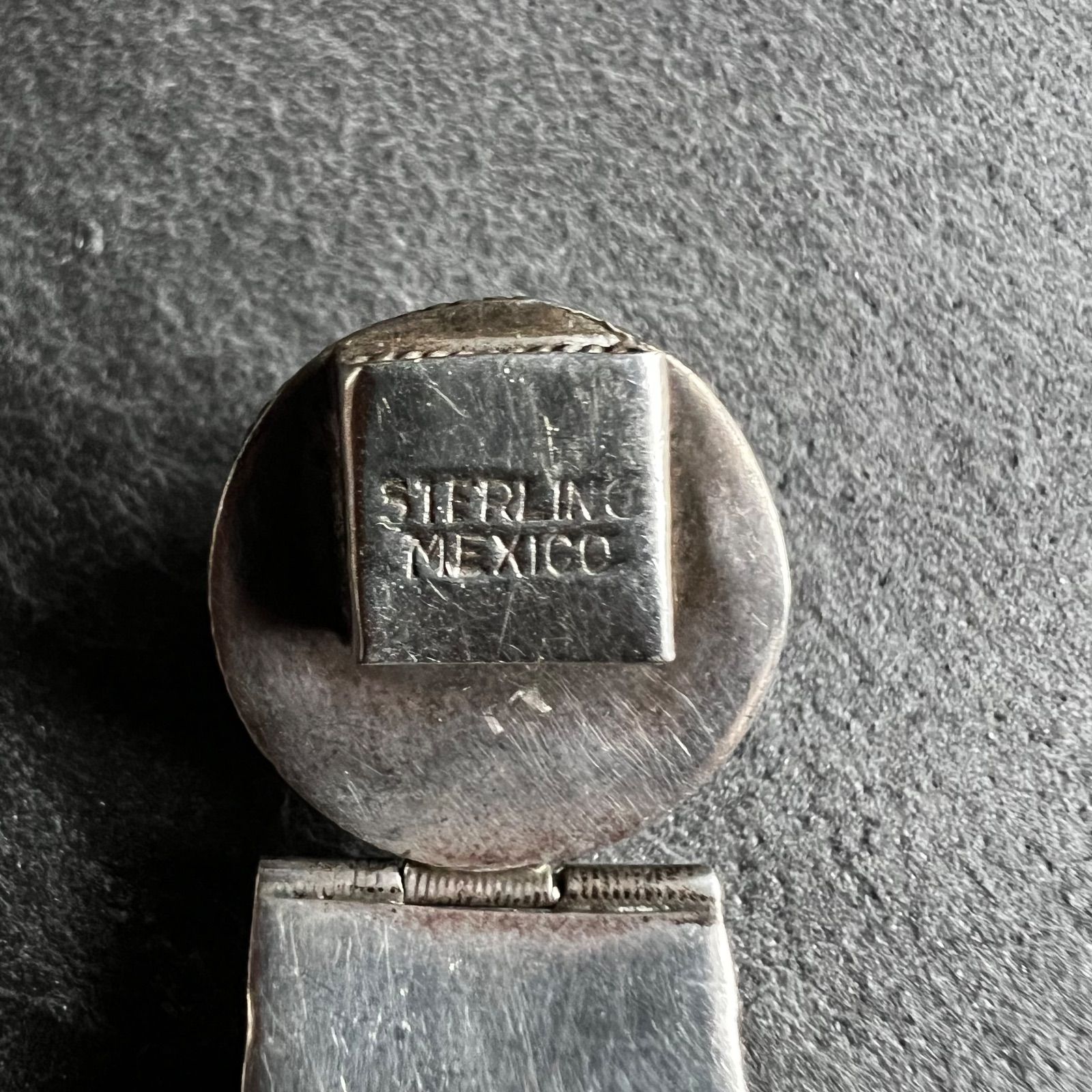 MEXICO TAXCO STERLING SILVER925 シルバー925 グリーンオニキス