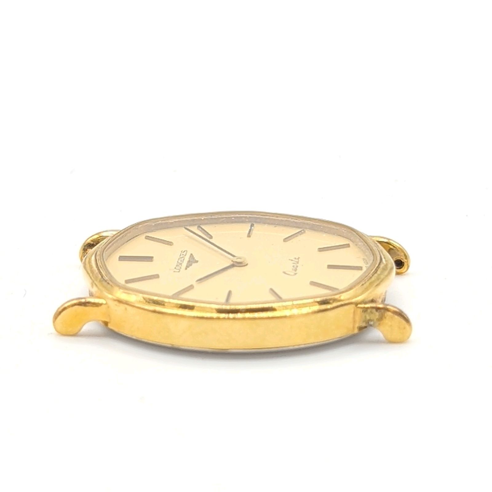 LONGINES Watch Quartz Ladies Gold Gold dial Hexagon Y2K 00S