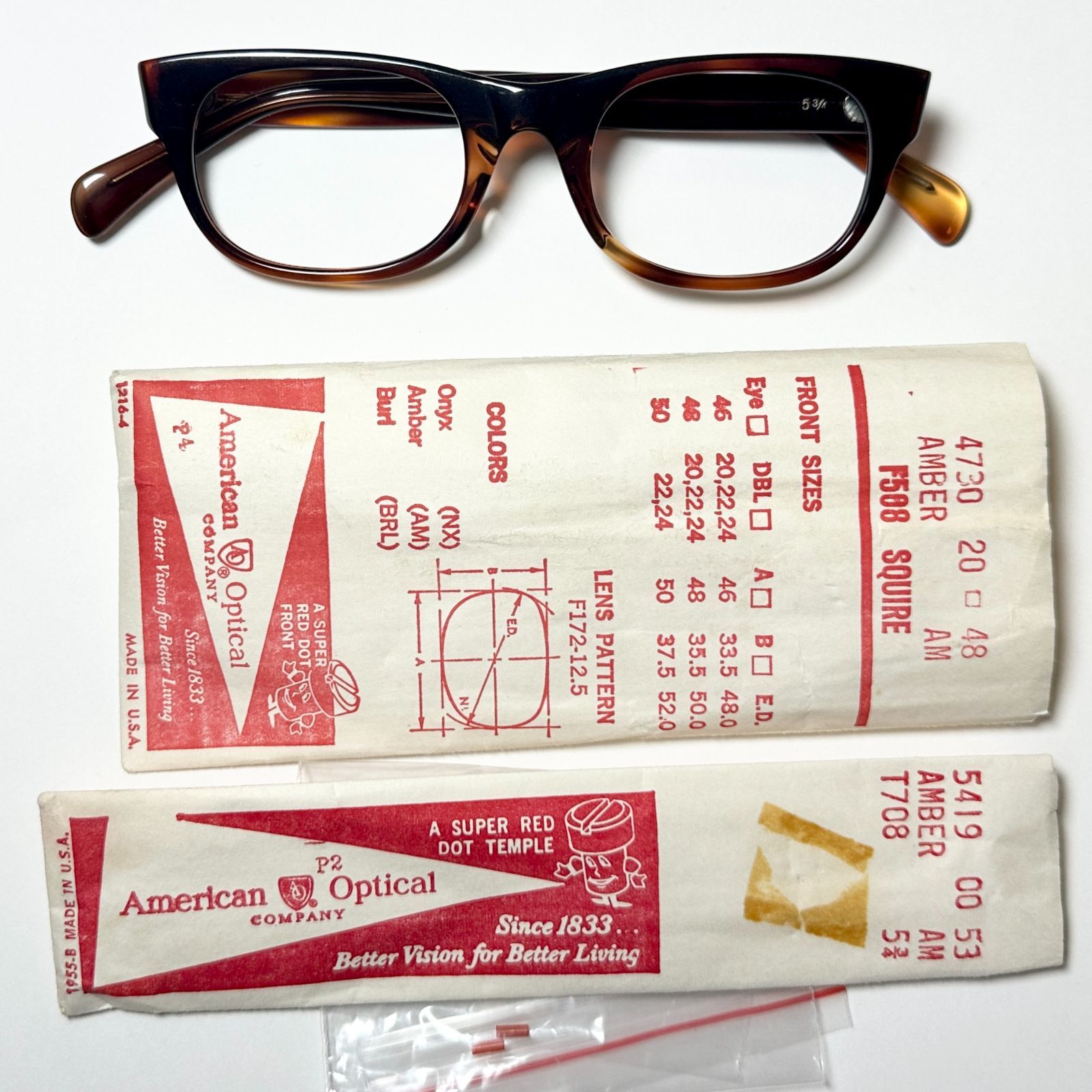 極稀少 American Optical AO 1960年代 未使用・ビンテージ アメリカン