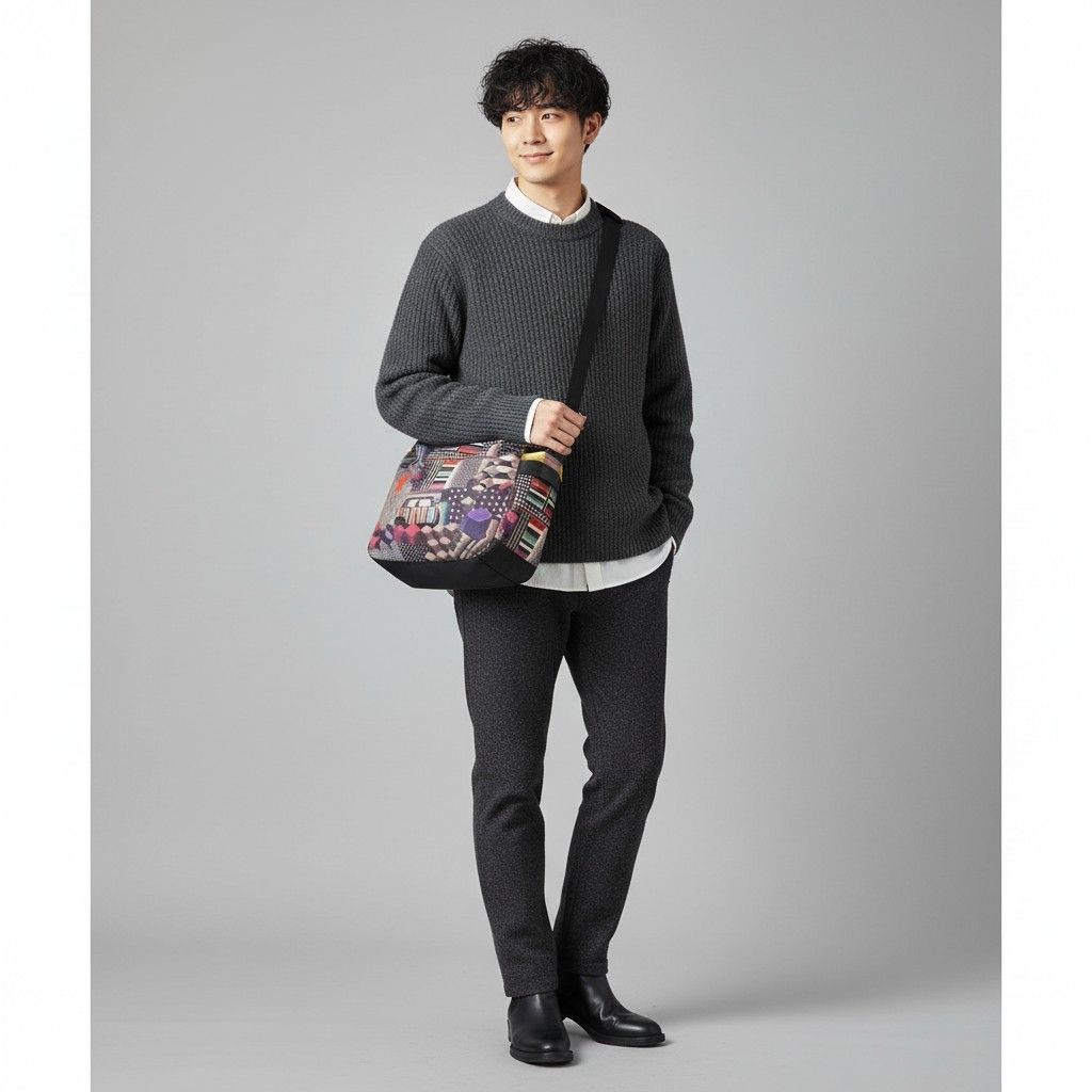 希少】Paul Smith ポールスミス ショルダーバッグ 車 マルチカラー