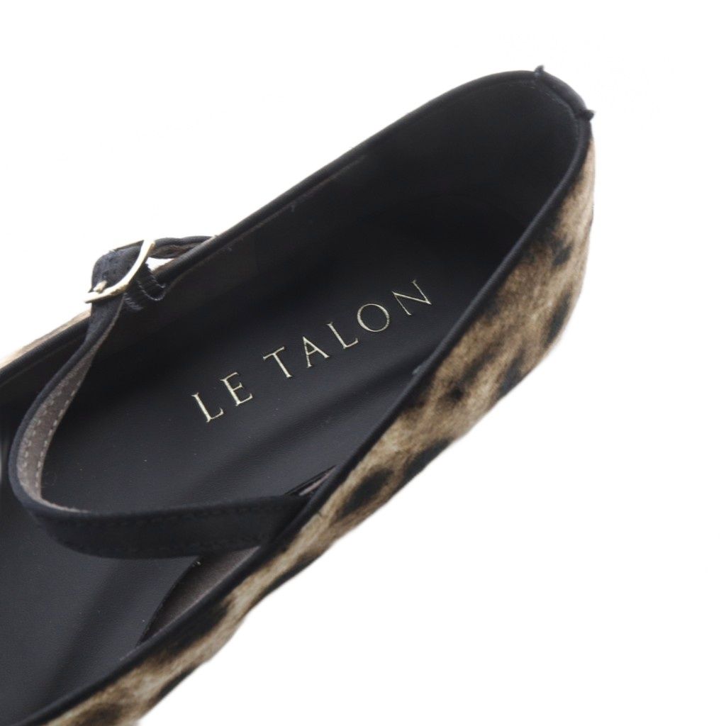 ルタロン Le Talon 24AW スクエアソフトメリージェーン パンプス