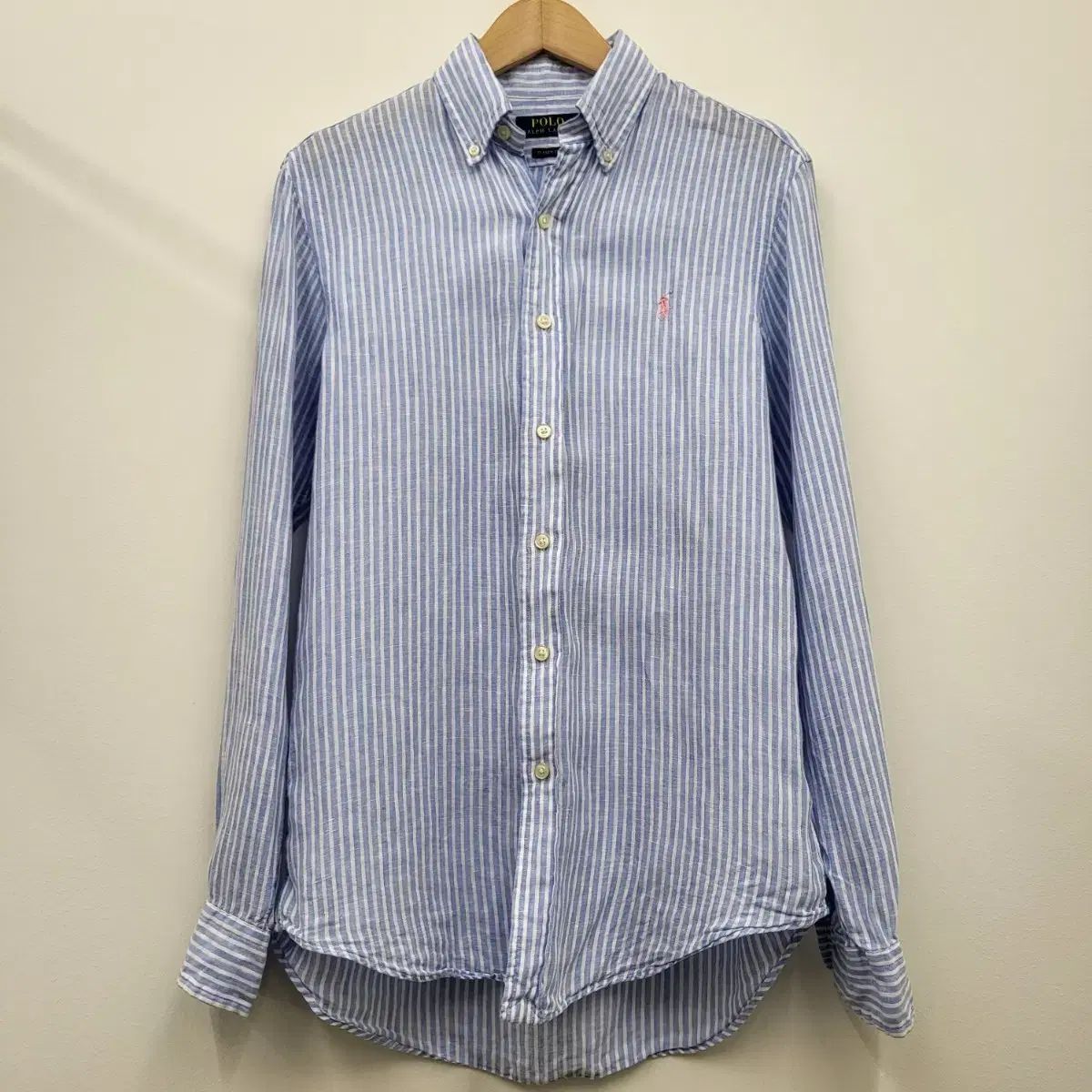 ポロラルフローレン ストライプ リネン シャツ XS - メルカリ