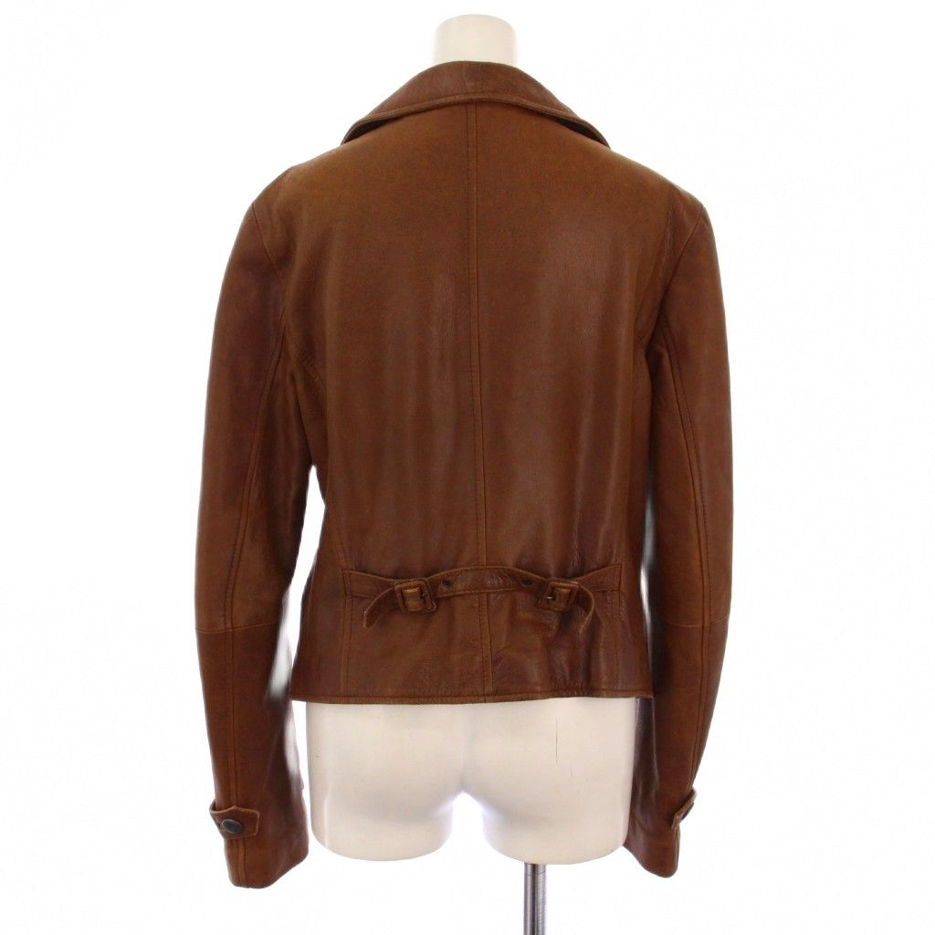 マックスマーラ MAX MARA レザージャケット ライダースジャケット I42