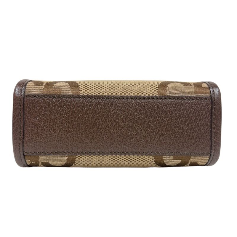 グッチ GUCCI ジャンボGGミニトートバッグ 699406 ブラウン ゴールド