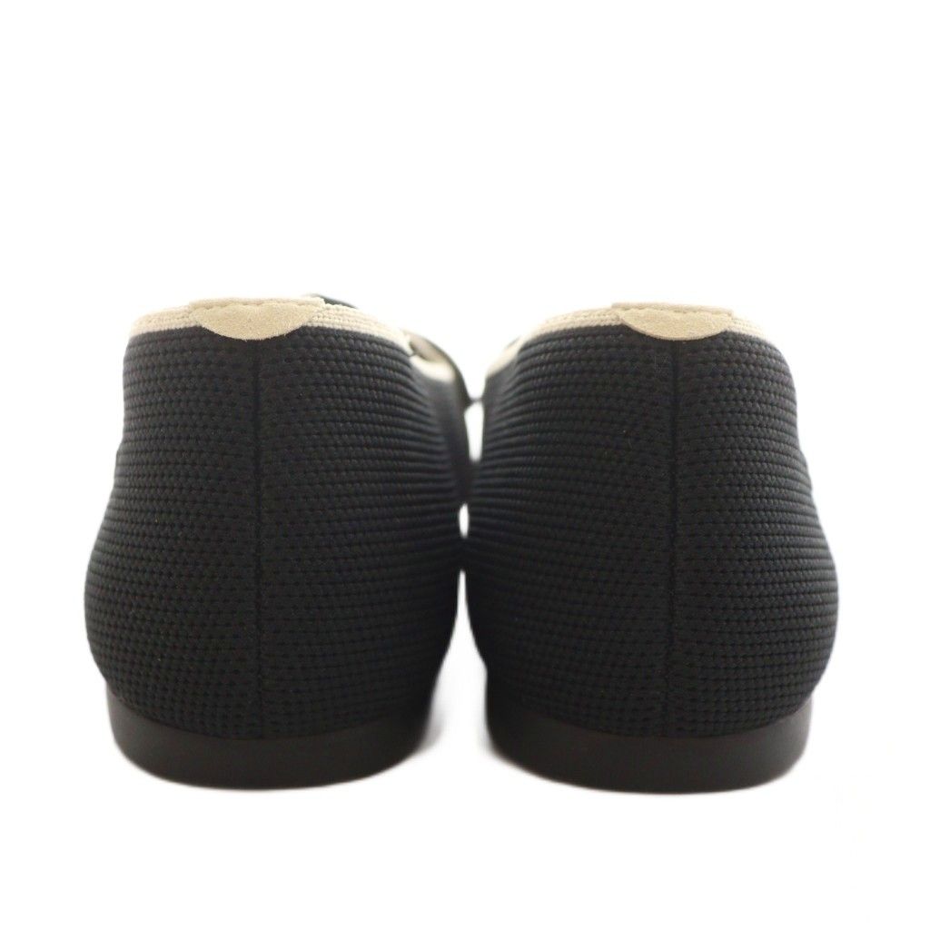 VIVAIAポインテッドトゥパンプス ビバイア VIVAIA パンプス ポインテッドトゥ リボン 36 黒 ブラック