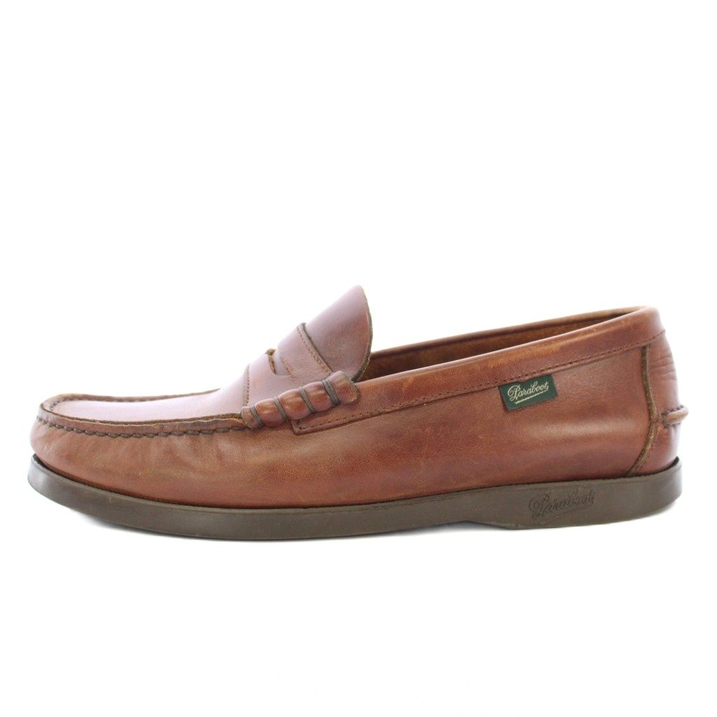 パラブーツ Paraboot コロー CORAUX ローファー シューズ レザー 24.5 cm ブラウン TK