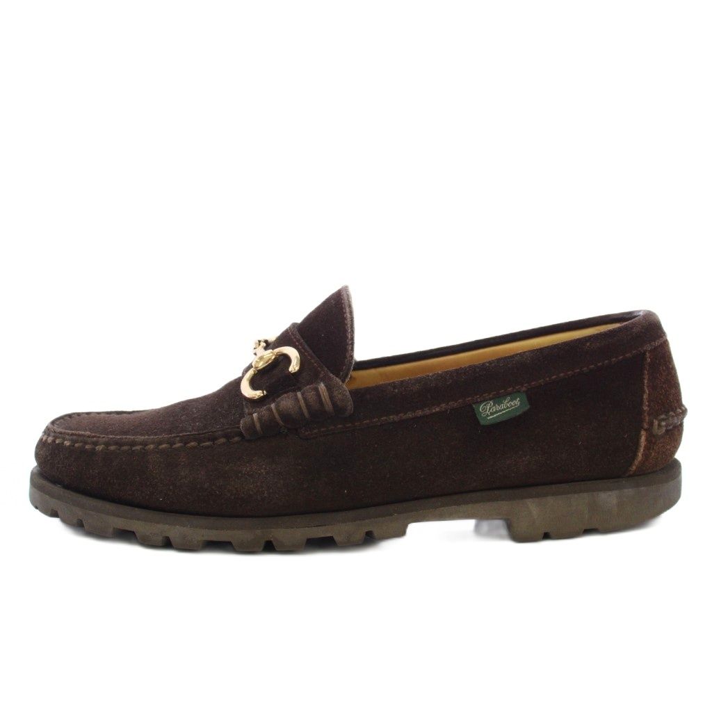 パラブーツ Paraboot ユナイテッドアローズ別注 ビット ローファー スエード 6.5 ブラウン 0719 TK